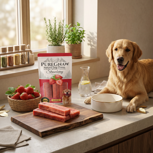PureGnaw Himalayan Yak Chew — Strawberry