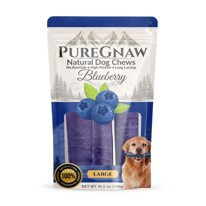 PureGnaw Himalayan Yak Chew — Blueberry