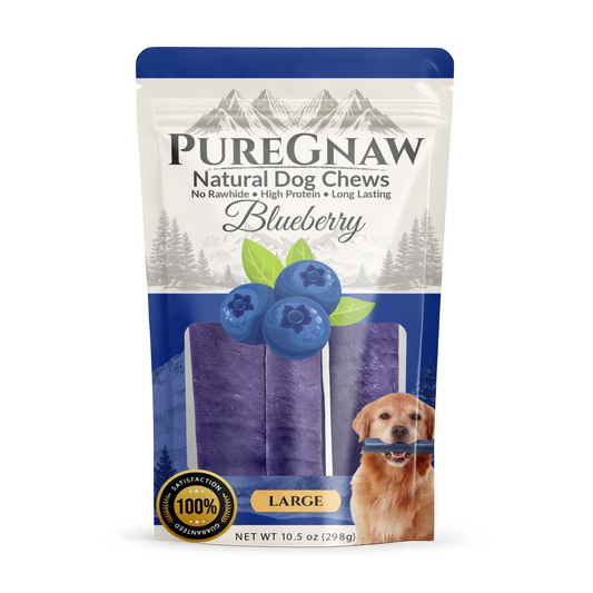 PureGnaw Himalayan Yak Chew — Blueberry