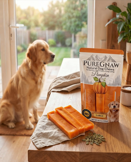 PureGnaw Himalayan Yak Chew — Pumpkin