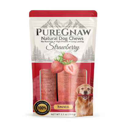 PureGnaw Himalayan Yak Chew — Strawberry