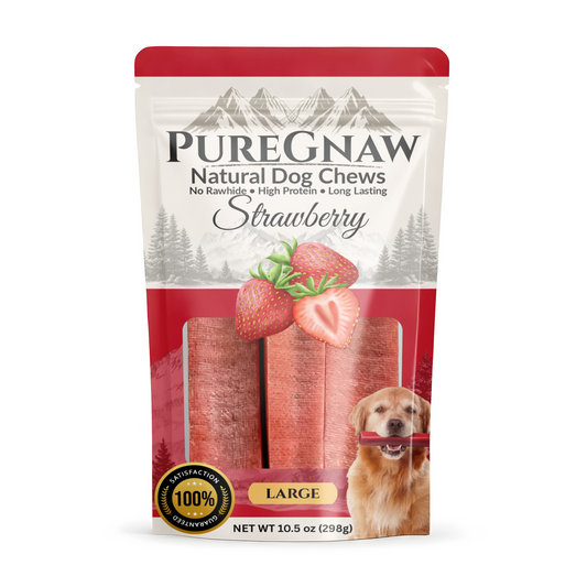 PureGnaw Himalayan Yak Chew — Strawberry