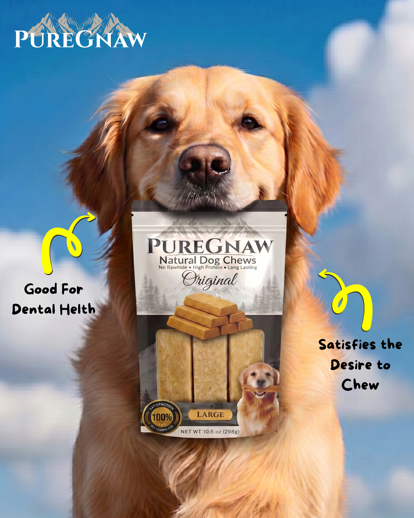 PureGnaw Himalayan Yak Chew — Original